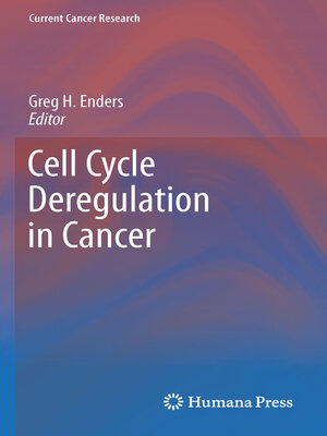 cover image of Cell Cycle Deregulation in Cancer